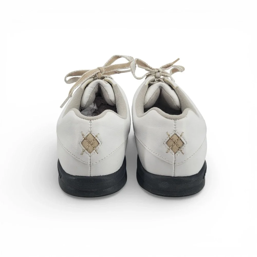 FootJoy Golf Shoes‎ Womens 8.5W White Spikeless Waterproof Athletic EUC